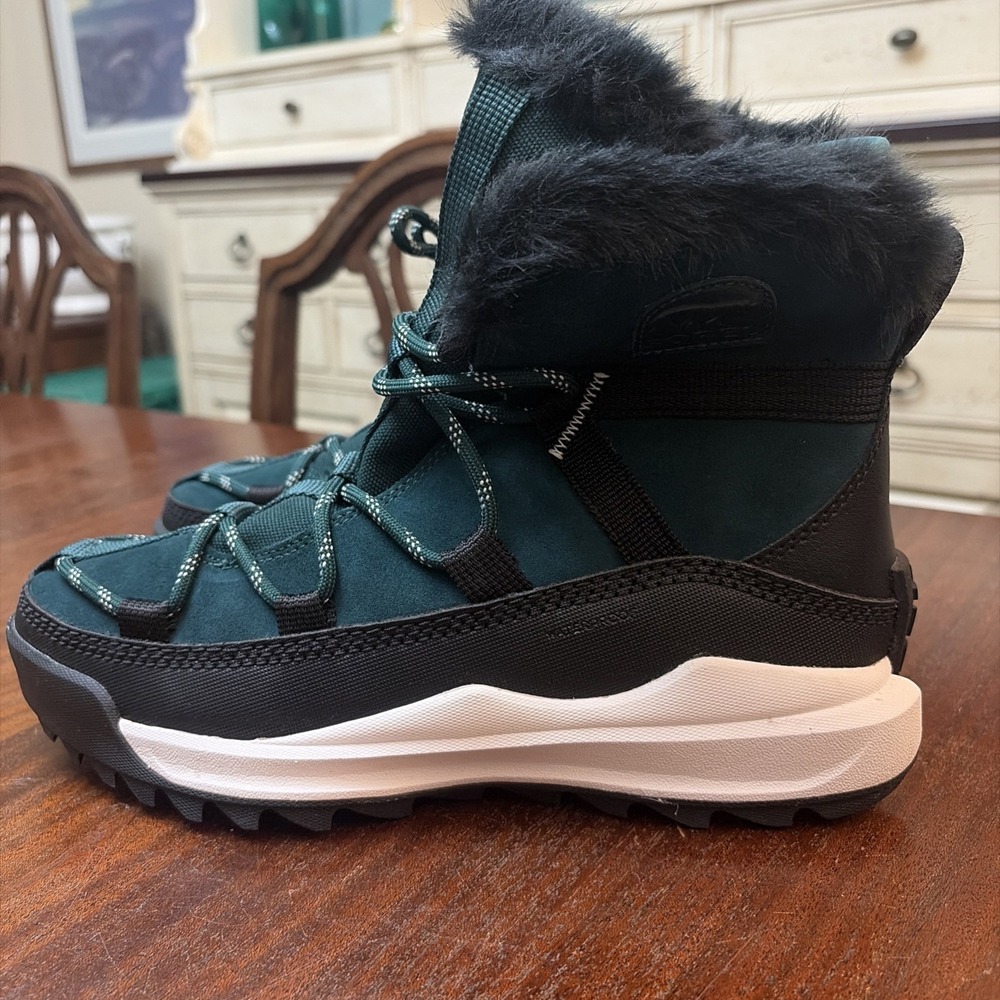 SOREL Ona RMX Glacy Women Size 9.5 Waterproof Boots Snow Green NL5050-301 New - Picture 5 of 10